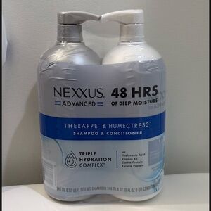 ❤️NEW!!!❤️BUNDLED SET NEXXUS Silver & Blue Hair Care Bottles.